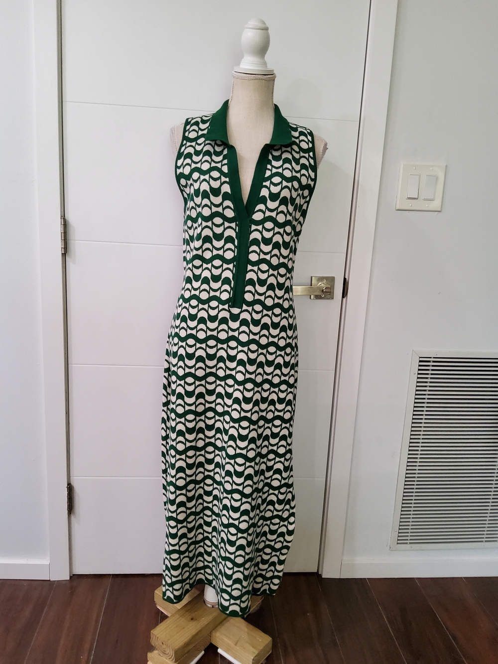 House Of Harlow 1960 Polo Sleeveless Midi Dress Size L